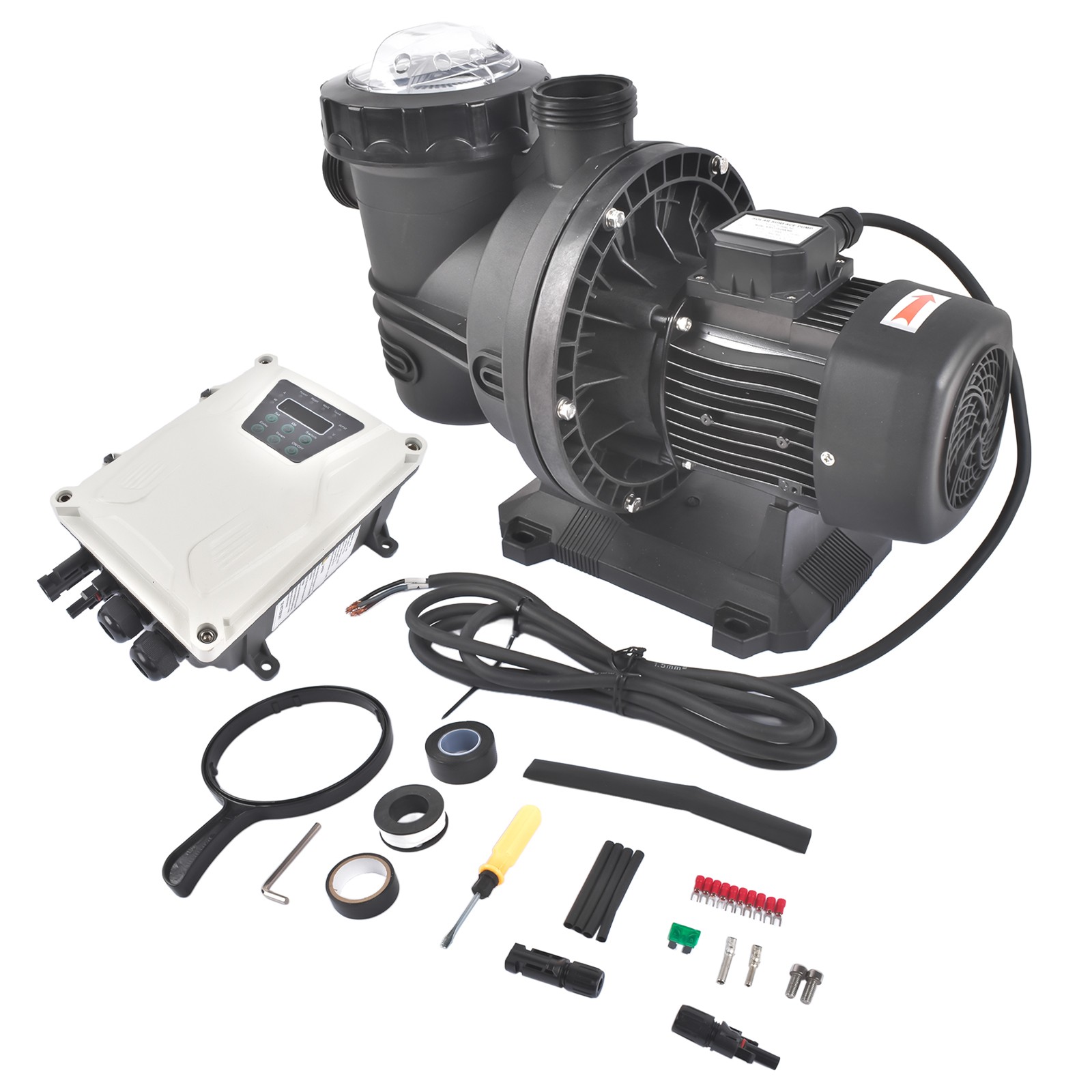 Solar Pool Pump 48V Dc - AP02 500W Solar Pump kit Inground