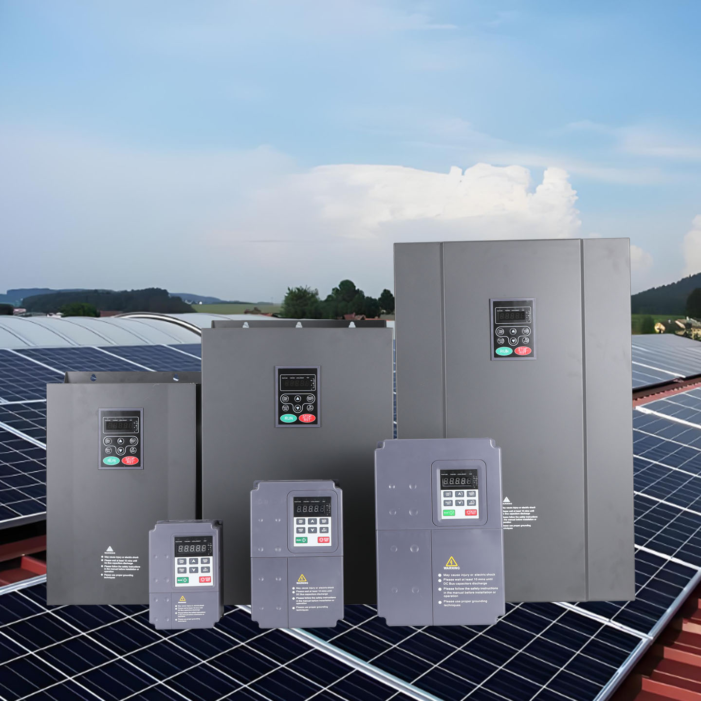 Solar Pump Inverter 5.5Kw Three Phase - 15KW Three Phase VFD Variable Frequency