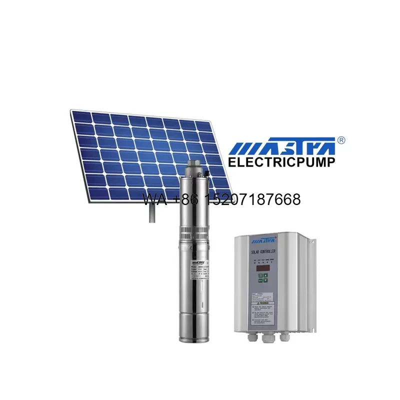 Solar Water Pump 48V Submersible - Wmwmnu 4inch 400W 48V Solar Submersible