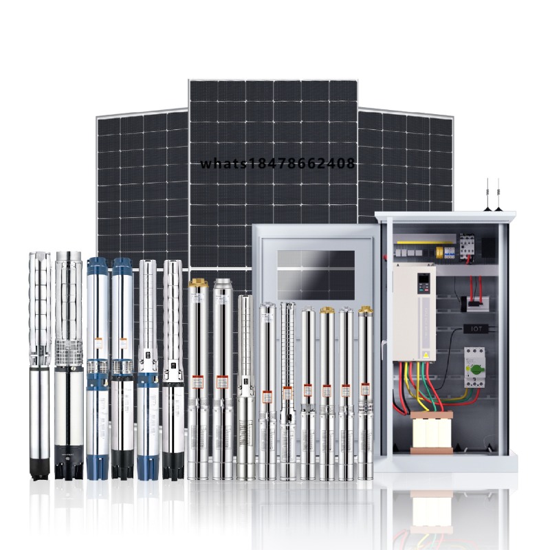 Solar Powered Water Pump Kit Complete - AC Deep Submersible Full Powered Well