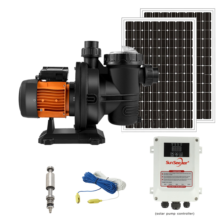 Solar Pool Pump 48V Dc - SUNSEEKER 48v DC 550W Solar Swimming