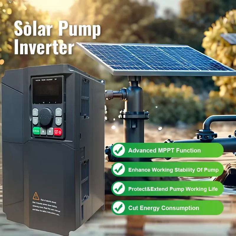 Solar Pump Inverter 5.5Kw Three Phase - VFD 2.2KW 5.5KW 220V 380V Three-Phase