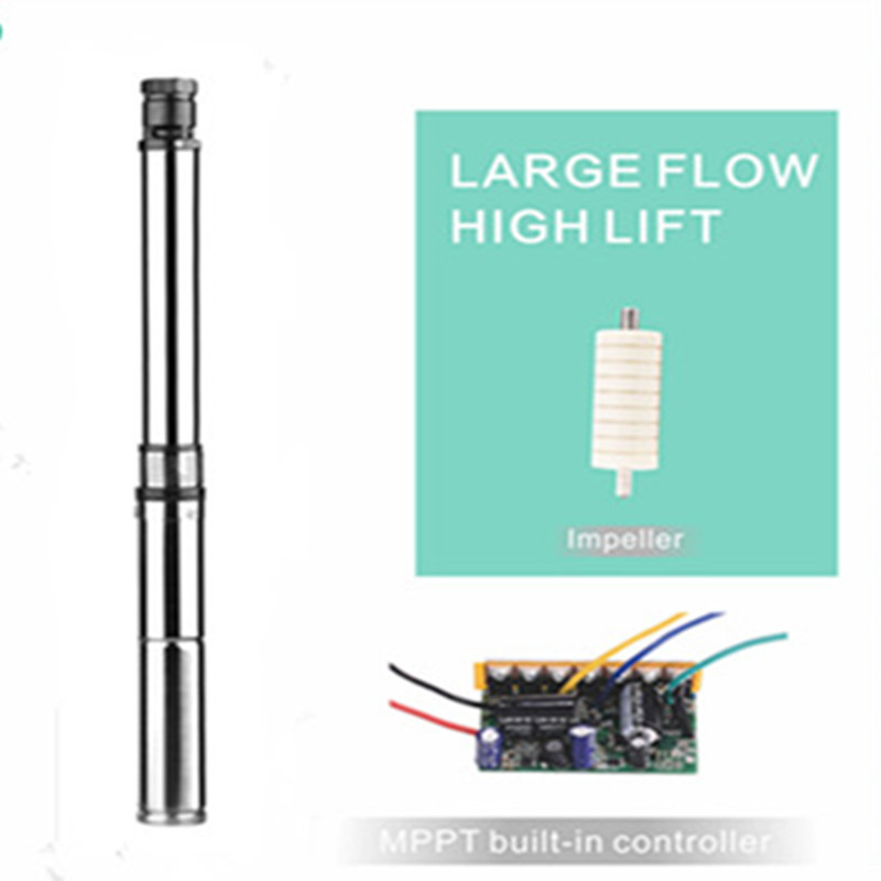External Controller 3Inch 1HP  - огляд і ціна Solar Water Pump 1Hp Dc