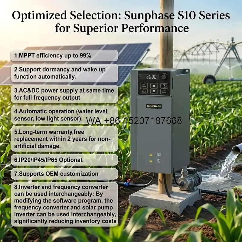 Wmwmnu for Sunphase 2.2kW High - огляд і ціна Solar Pump Inverter 2.2Kw