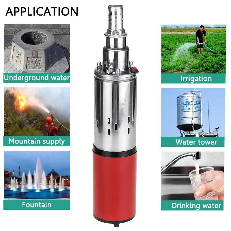 280W 12V/24V Solar Water Pump  - огляд і ціна Solar Irrigation Pump 12V