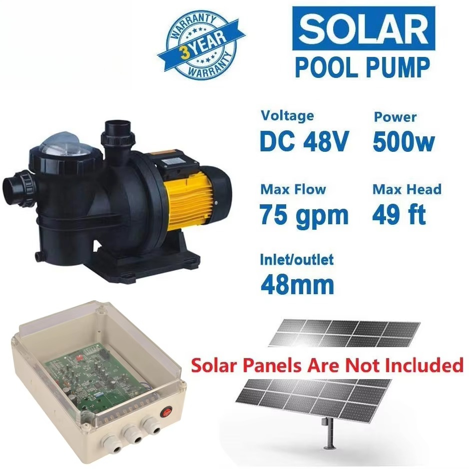 JP17-15/500 Solar Powered Swim - огляд і ціна Solar Pool Pump 48V Dc