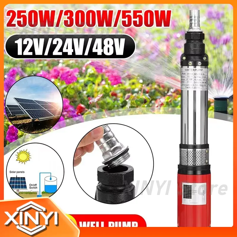 High Lift 55m Submersible Pump - огляд і ціна Solar Water Pump 48V Submersible