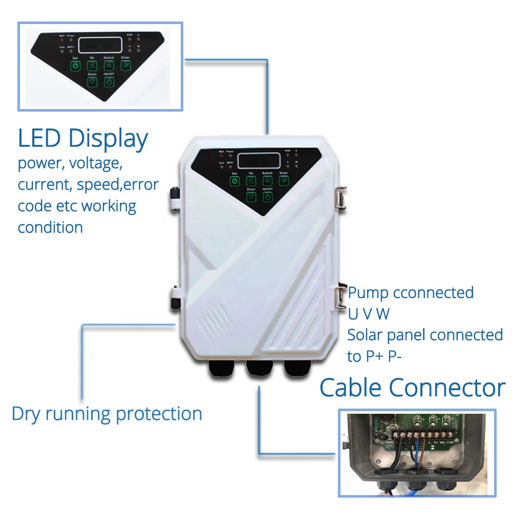 Dc High Pressure 48v 120m Deep - огляд і ціна Solar Water Pump 48V Submersible