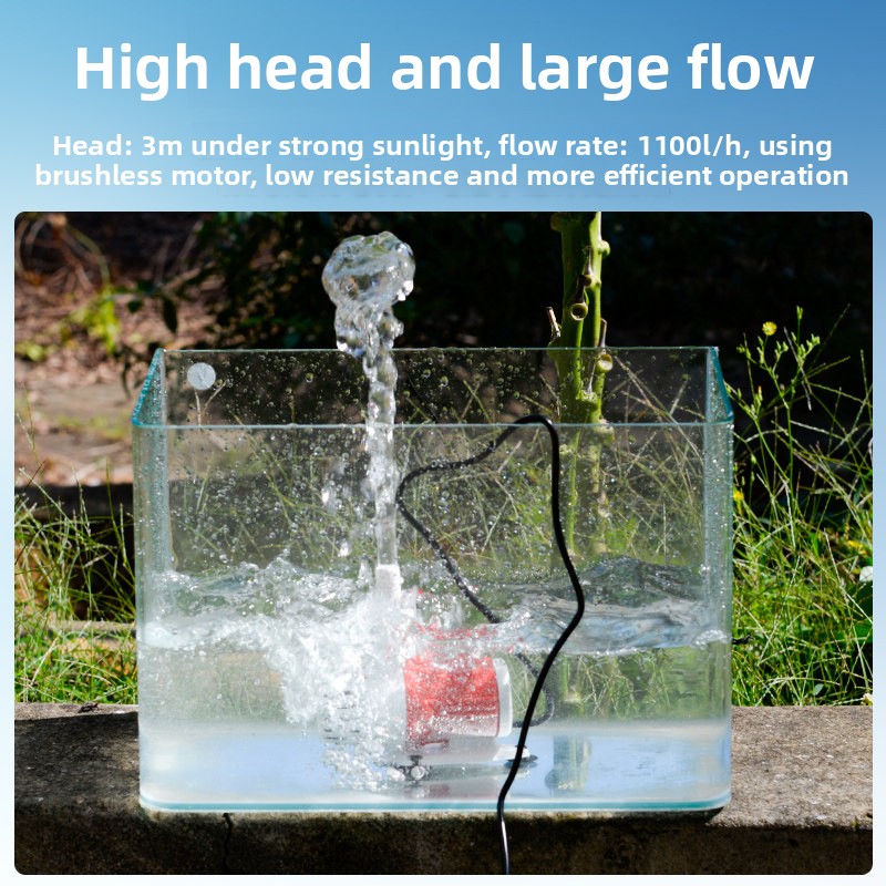 Brushless Solar Water Pump Kit - огляд і ціна Solar Irrigation Pump 12V