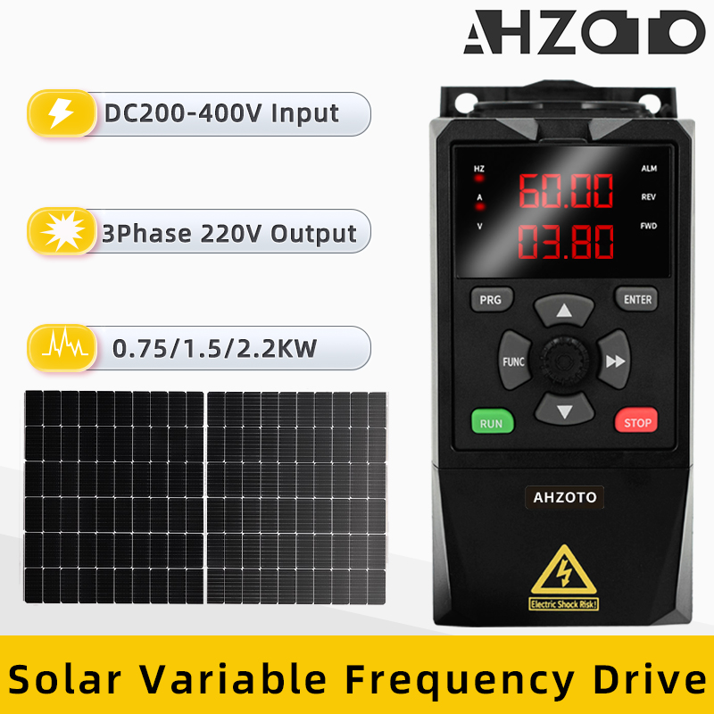 Solar VFD Inverter DC to AC Th - огляд і ціна Mppt Solar Pump Controller 1.5Kw