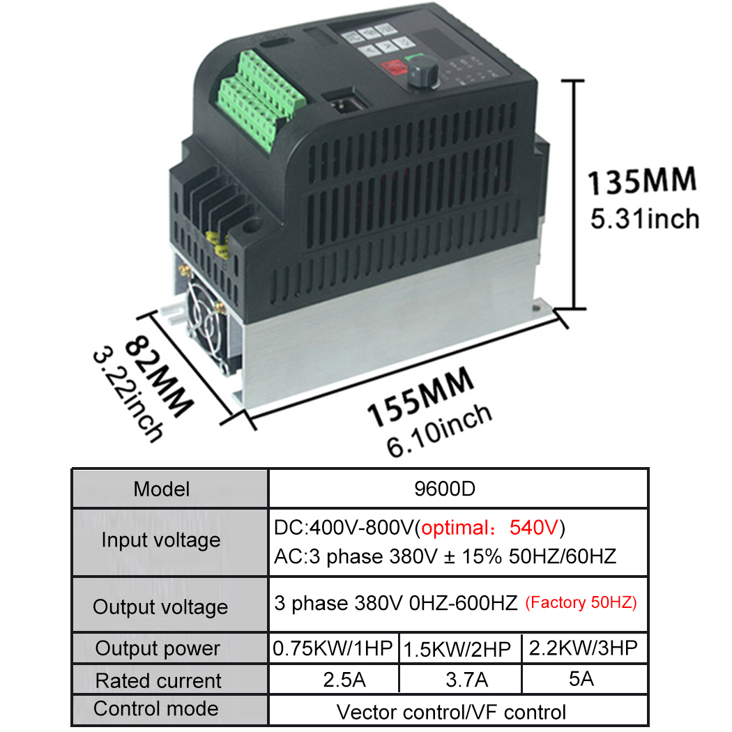 PV Solar Inverter DC to AC Thr - огляд і ціна Solar Pump Inverter 2.2Kw
