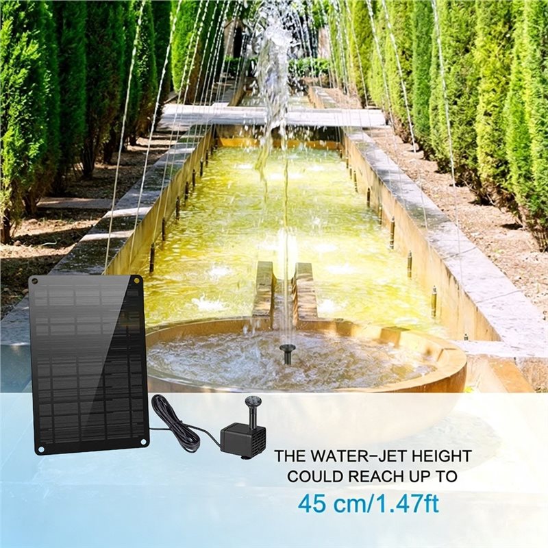 AB11-Solar Panel Powered 9W Wa - огляд і ціна Solar Powered Water Pump Kit Complete