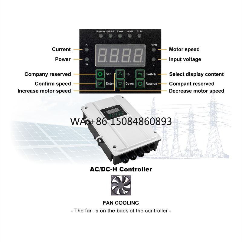 4 Inch 2200W AC DC Hybrid Sola - огляд і ціна Solar Water Pump 2200W 4 Inch