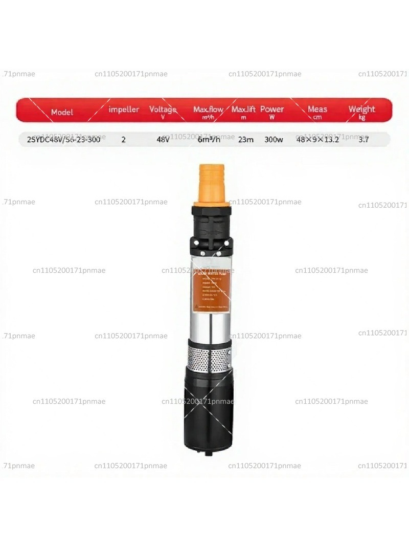 12V 24V 48V High Lift DC Screw - огляд і ціна Solar Water Pump 48V Submersible