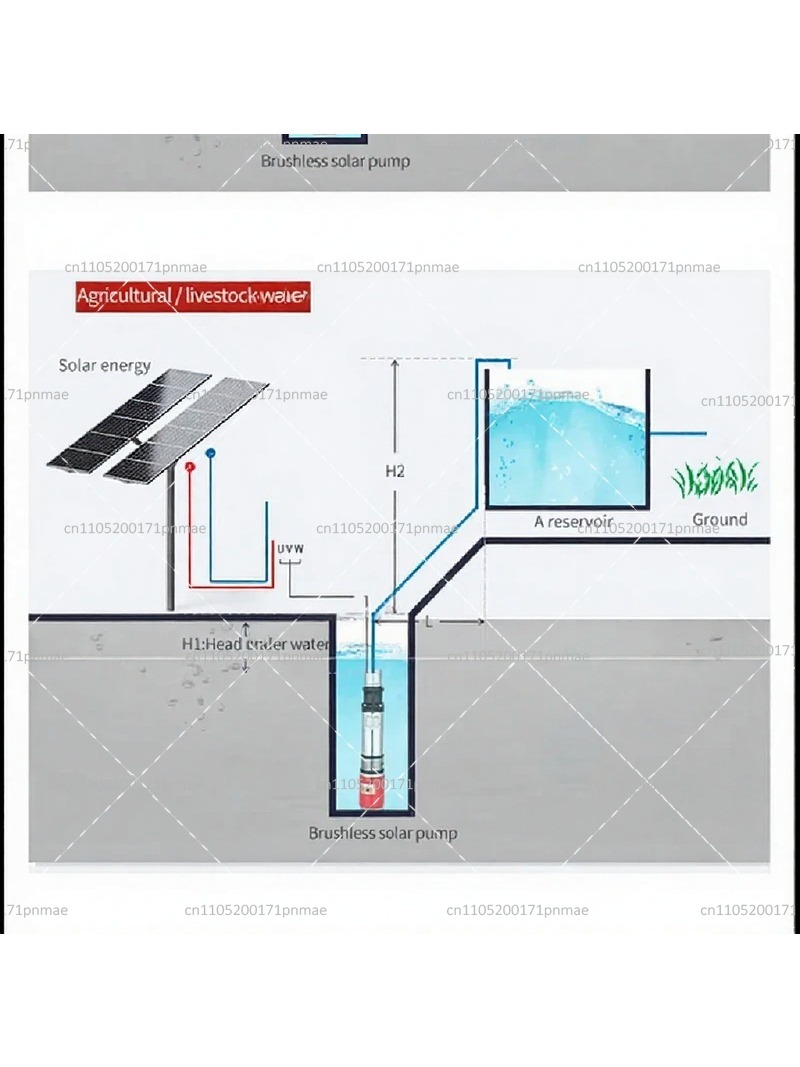 12V 24V 48V High Lift DC Screw - огляд і ціна Solar Water Pump 48V Submersible