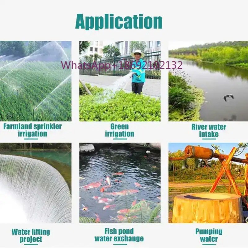 50W 4500L/H 5m DC 12V/24V Sola - огляд і ціна Solar Irrigation Pump 12V