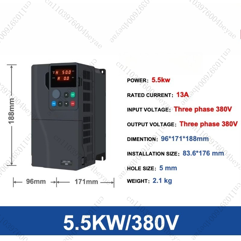 Three-Phase 380V Input Solar P - огляд і ціна Solar Pump Inverter 5.5Kw Three Phase