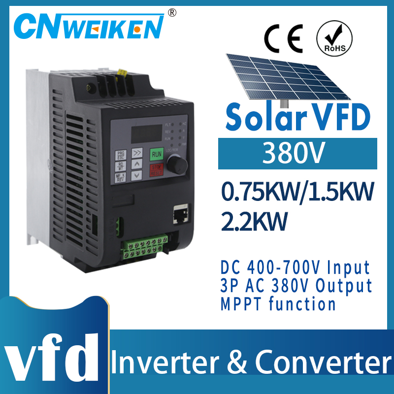 VFD 7.5KW 10HP New Solar Inver - огляд і ціна Solar Pump Inverter 2.2Kw
