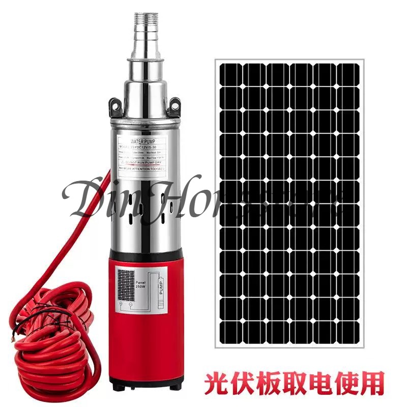 Solar Water Pump 12V 24V 36V 4 - огляд і ціна Solar Water Pump 48V Submersible