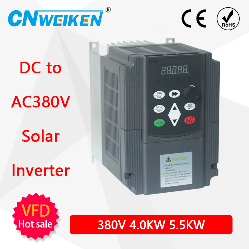 3 Phase 380V Input Wave Power  - огляд і ціна Solar Pump Inverter 5.5Kw Three Phase