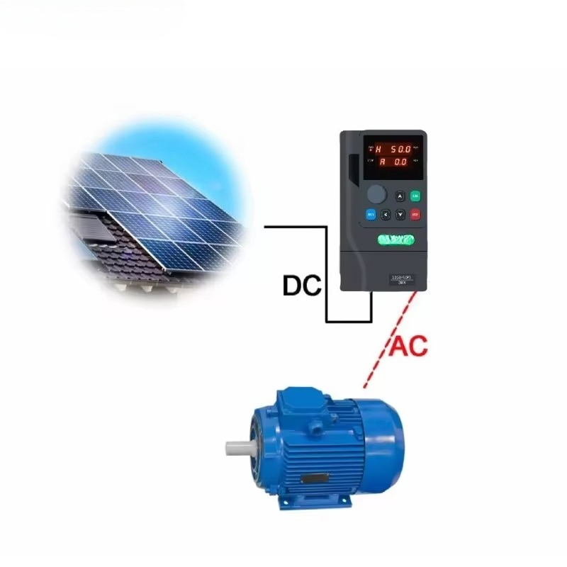 2.2kW 3HP 220V Single to 3-Pha - огляд і ціна Solar Pump Inverter 2.2Kw
