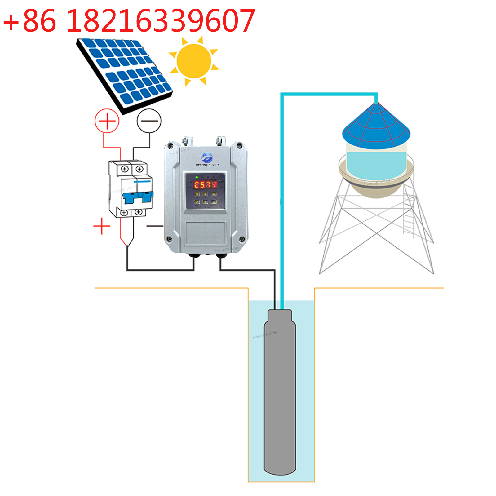 YAO MPPT Solar Water Pump Cont - огляд і ціна Solar Pool Pump 48V Dc