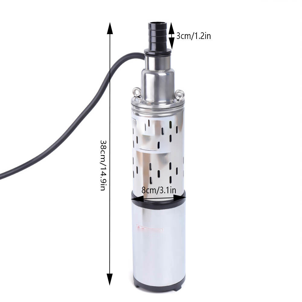 Lift 40-60m, 17m Cord Length,  - огляд і ціна Solar Water Pump 48V Submersible