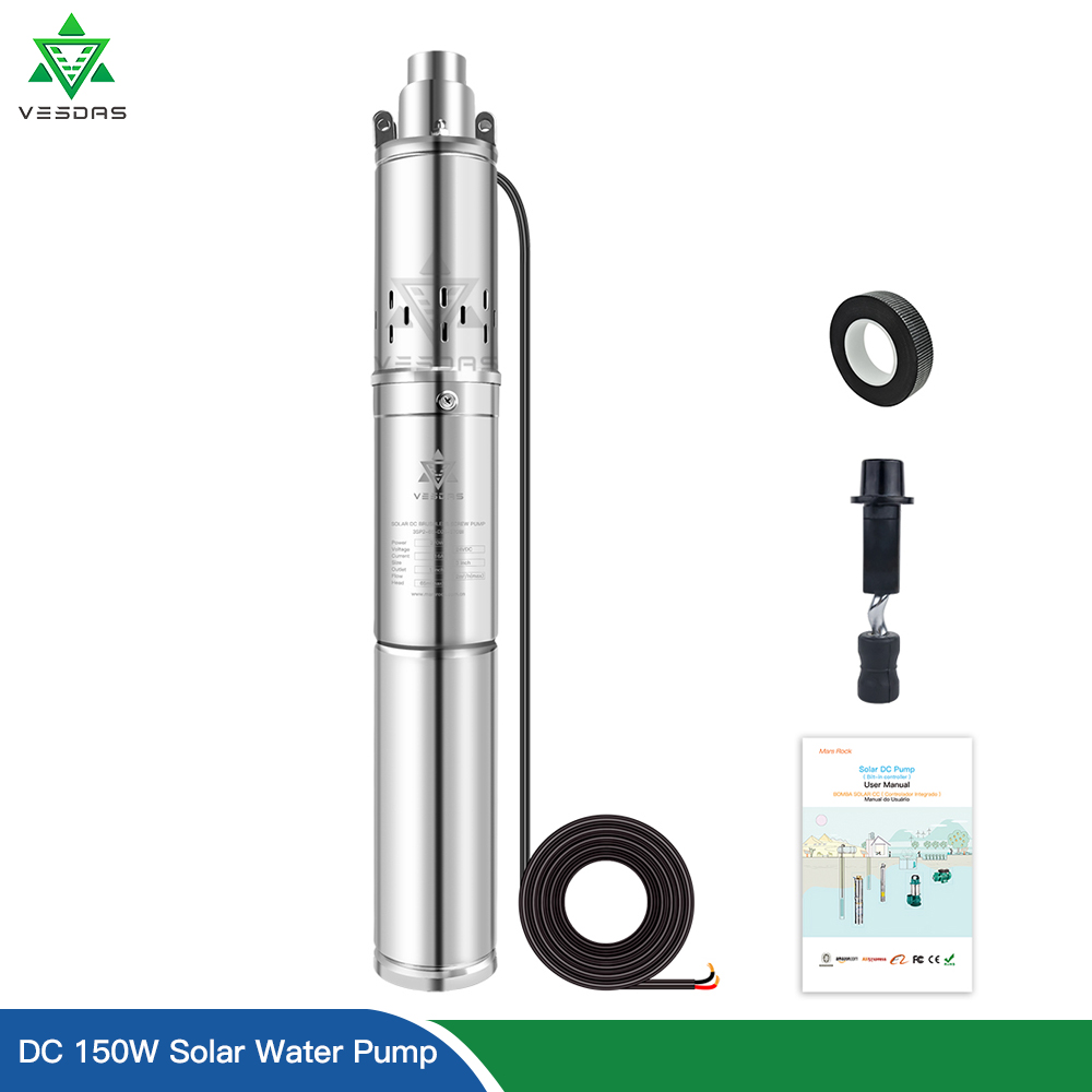 Low Pressure 150W 370W 750W So - огляд і ціна Solar Water Pump 48V Submersible