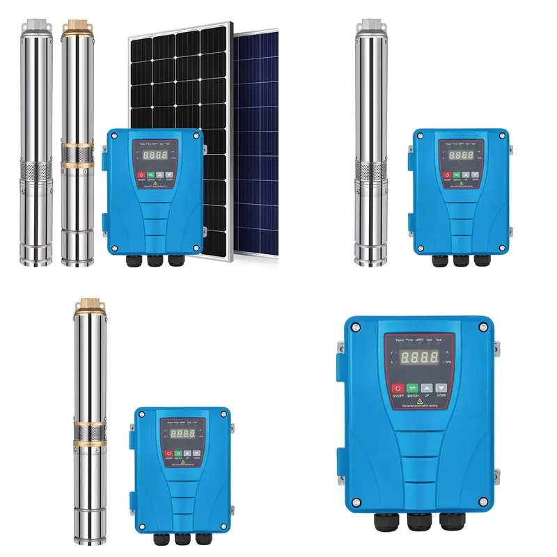 4 Inches 1HP 72V Large Flow Ra - огляд і ціна Solar Water Pump 1Hp Dc