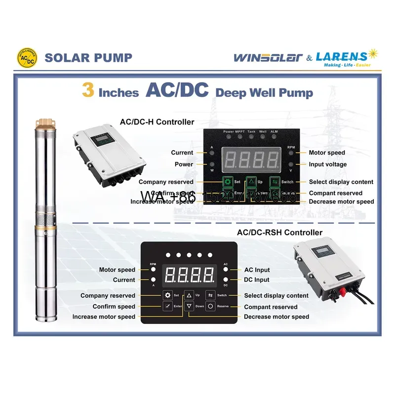 Wmwmnu for Agriculture Irrigat - огляд і ціна Solar Water Pump 1Hp Dc